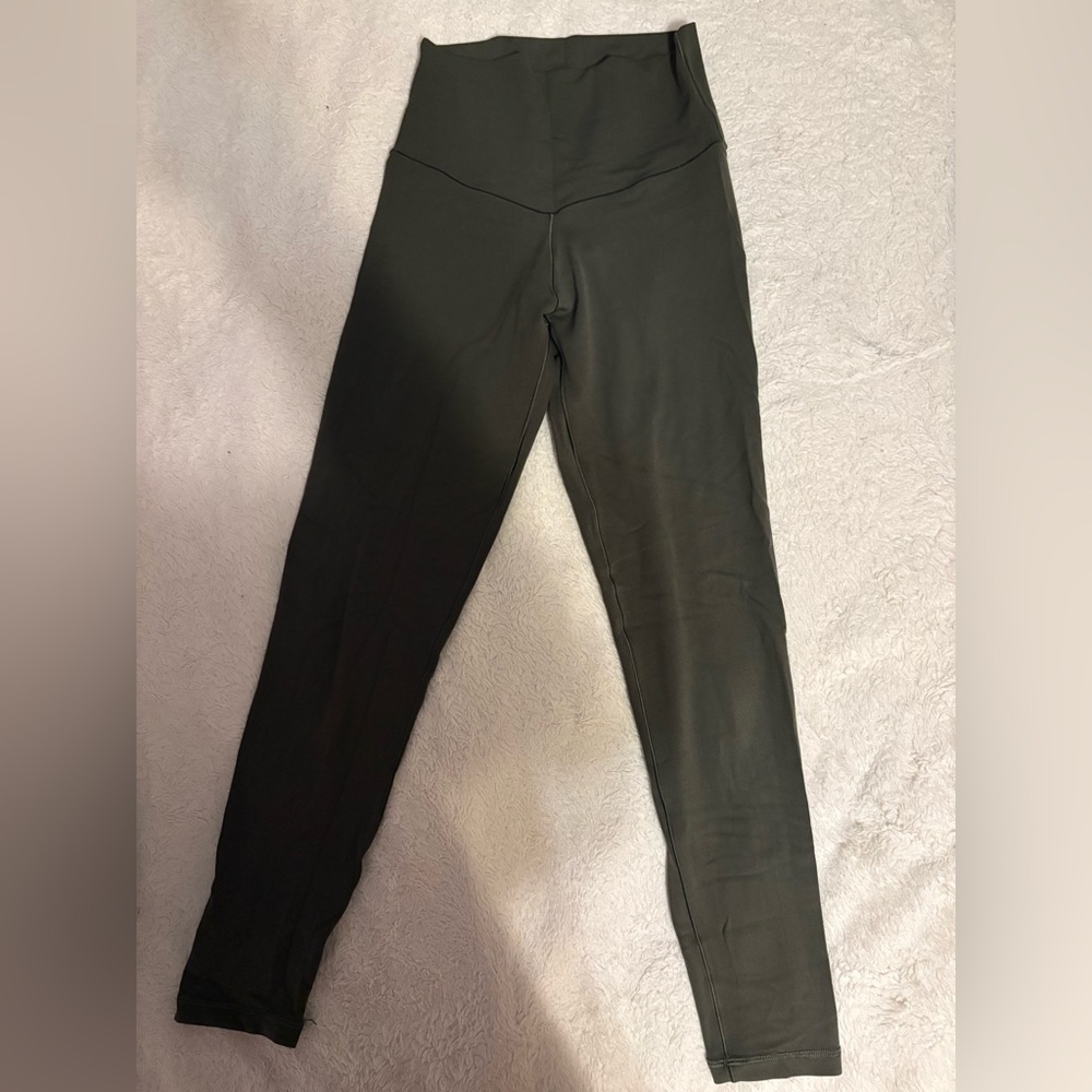 Aerie High-Waisted Dark Green Leggings